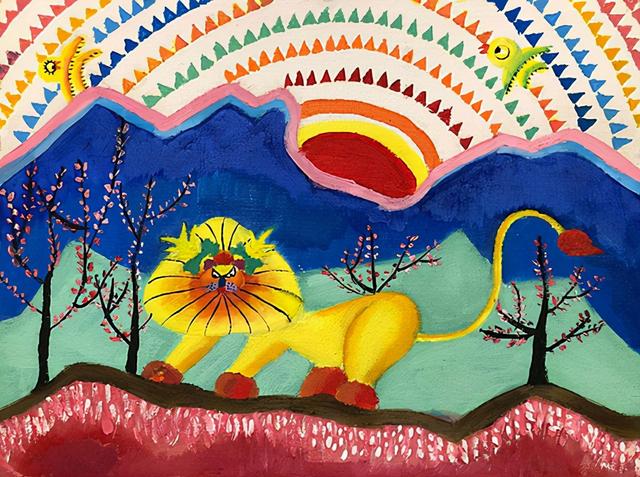 动物画简单又漂亮儿童画，少儿美术大赛优秀作品赏析