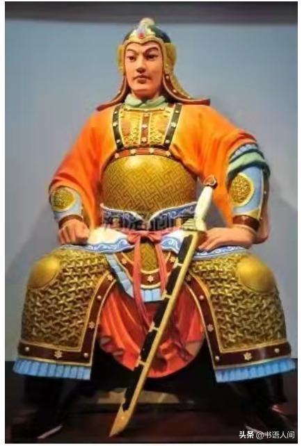 浙江杭州岳庙中的岳飞雕像介绍，西湖边上有座岳王庙