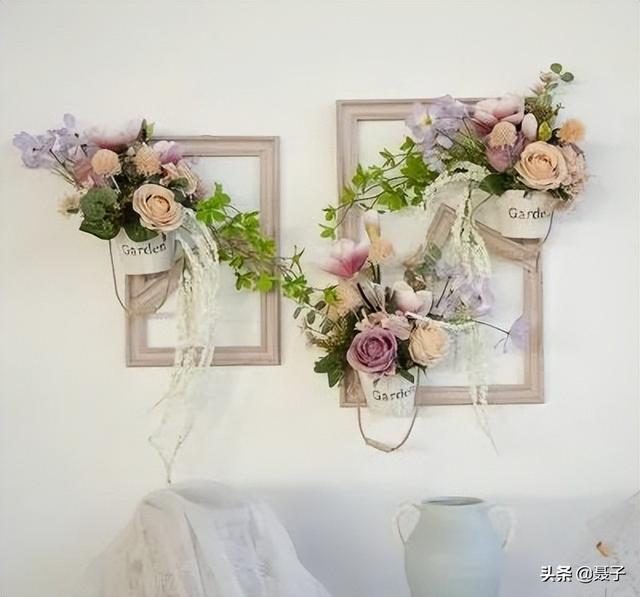 儿童创意绘画花瓶和花，儿童创意美术作品《花与花瓶》