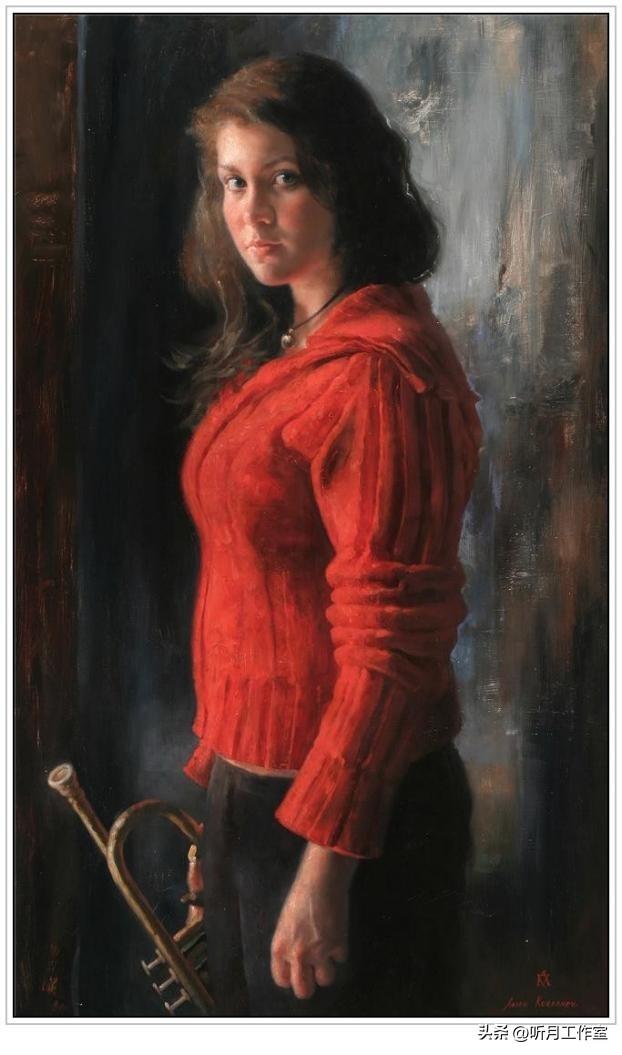 世界抽象派名画欣赏，二十世纪俄罗斯写实主义画家阿森