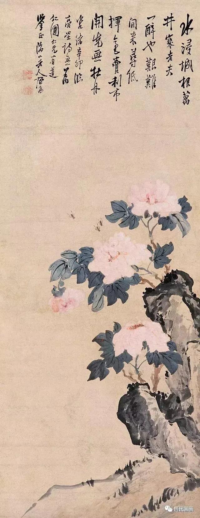 居廉淡雅国画作品欣赏，居廉精品画作欣赏