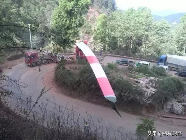 风力发电叶片运输方法，动辄几十上百米的