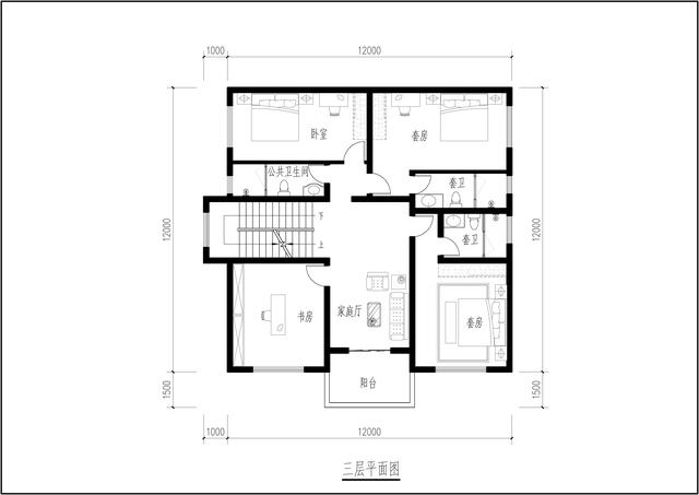农村自建别墅斜屋顶造型，半坡屋顶的农村自建房别墅设计
