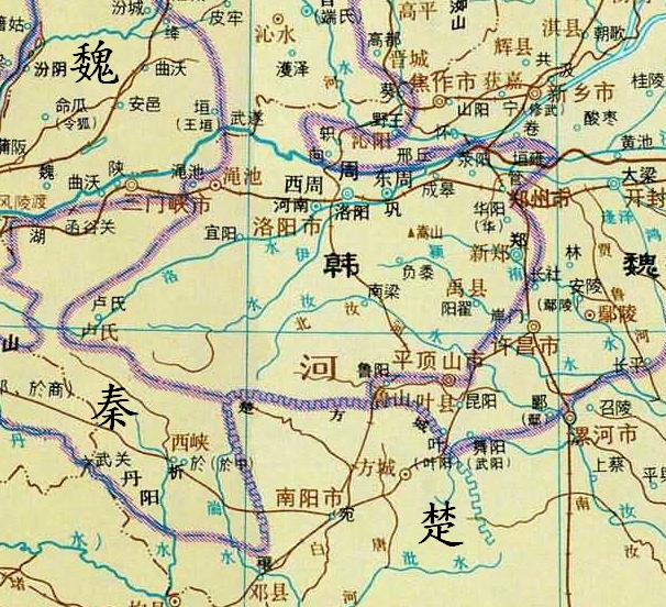 河南洛阳古市图，了解河南省洛阳市从古到今的历史变迁