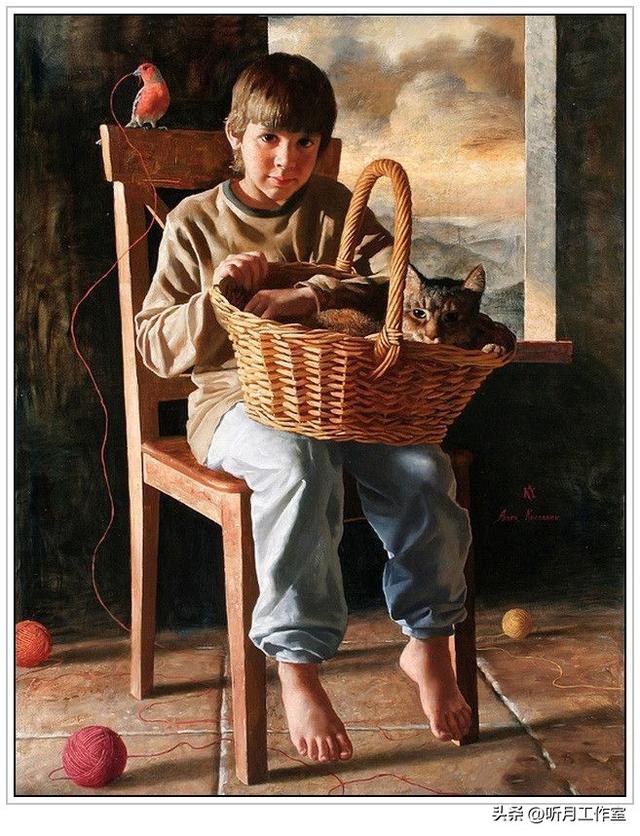 世界抽象派名画欣赏，二十世纪俄罗斯写实主义画家阿森