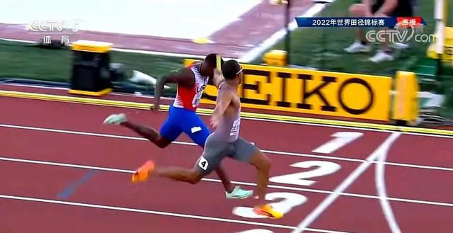 男子4x100米接力，4x100米接力加拿大队最后一棒