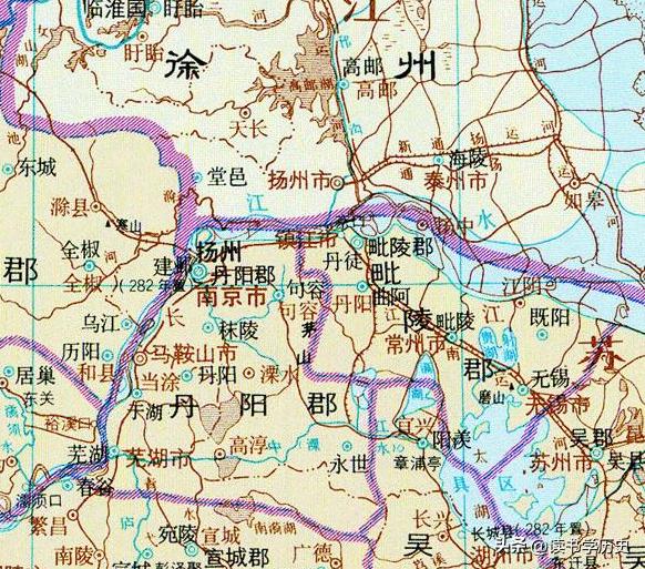 镇江历史地图演变，镇江市行政区划史
