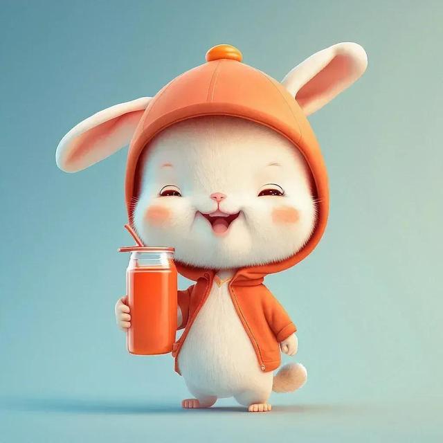 兔子头像图片萌萌哒，可爱呆萌的小兔兔头像（兔兔头像壁纸，太治愈啦）