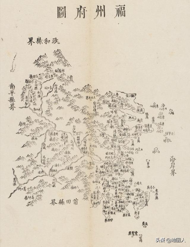 福建省10个府地图合集，康熙时期全国地图
