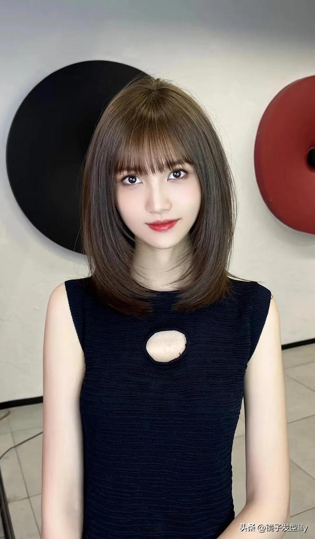 韩式发型中长发卷发，新爆款发型15款全烫卷半扎发