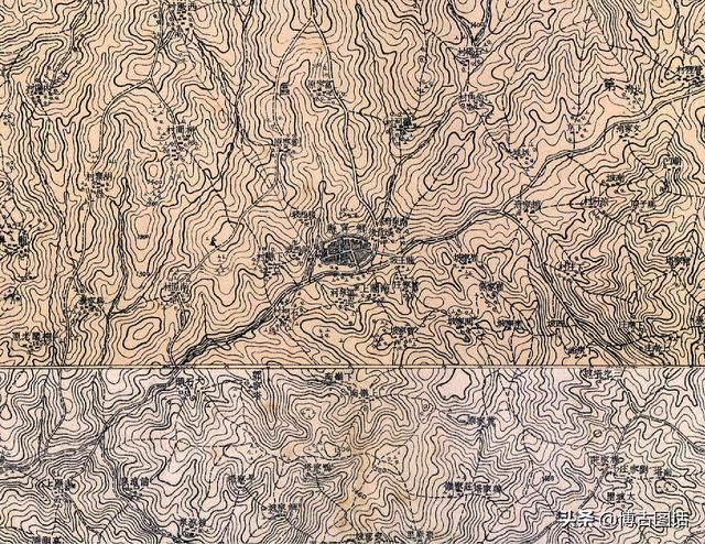 临汾地区地图全图，临汾市各县地理分布（山西临汾及周边二十县1938年高清地图）