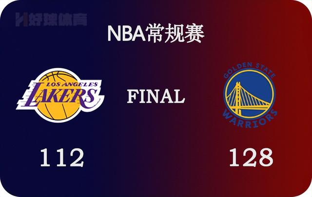 nba湖人队vs勇士队2022，戴维斯30分23板4帽湖人客场险胜总分1-0