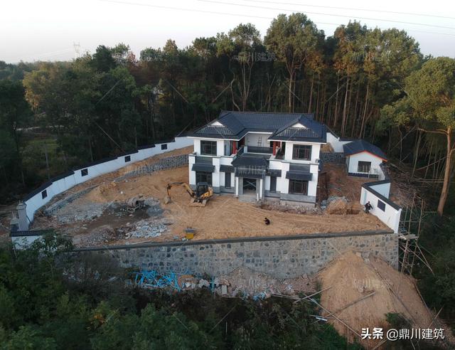 中式四合院效果图，现代中式四合院户型图