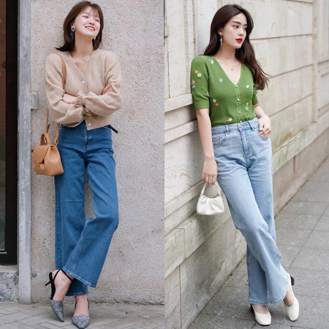 牛仔裤阔腿裤适合什么人穿，怪不得都不穿阔腿裤