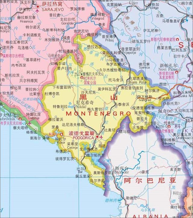 黑山旅游攻略地图全图高清，世界旅游地图揽胜