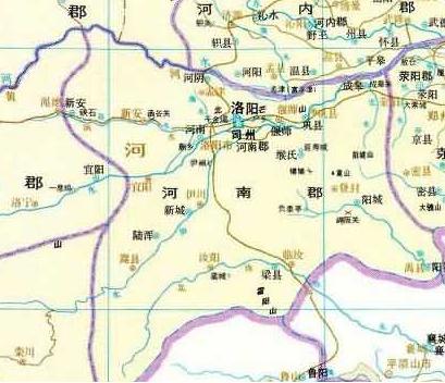 河南洛阳古市图，了解河南省洛阳市从古到今的历史变迁