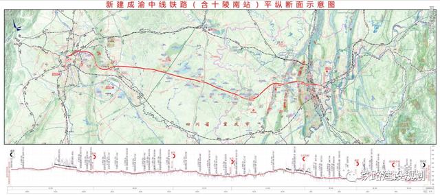 成渝中线东部新城站最新消息，成渝中线高铁建设今日正式启动