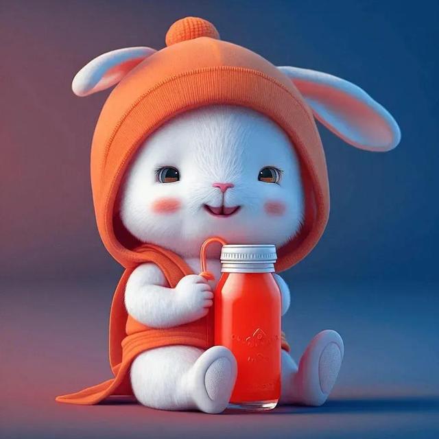 兔子头像图片萌萌哒，可爱呆萌的小兔兔头像（兔兔头像壁纸，太治愈啦）