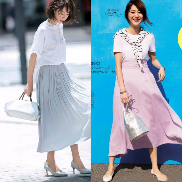 白t恤的时髦穿法都在这，白t恤的穿法有N种