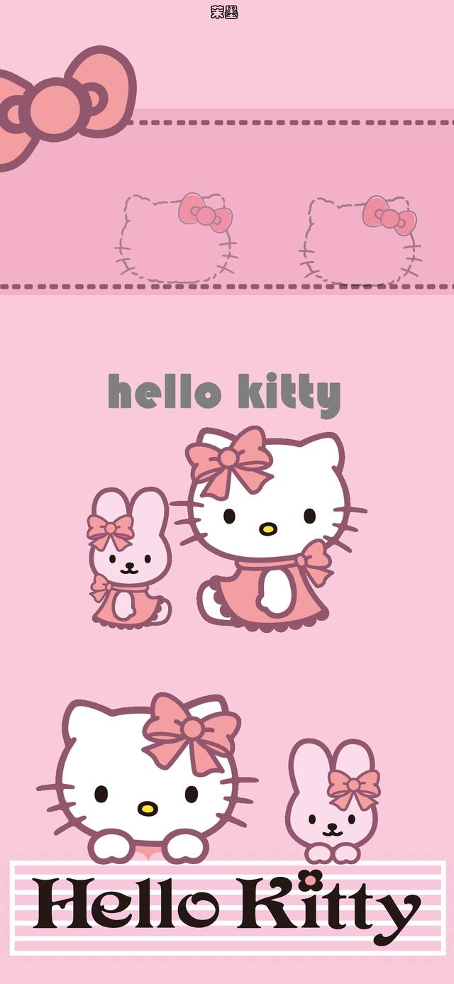 立体hello kitty壁纸高清，分享一组超可爱的壁纸呐