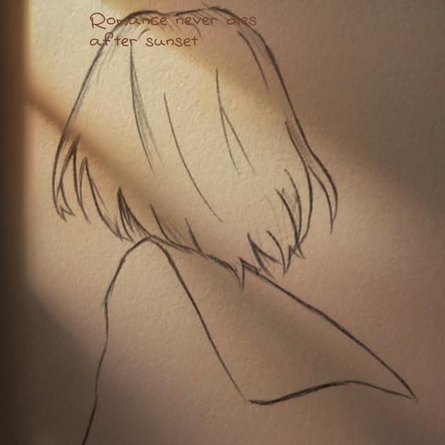 简单又漂亮女生背影简笔画，唯美古风女子背影怎么画
