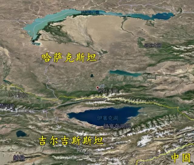伊塞克湖属于内陆咸水湖，是我国青海湖的十几倍
