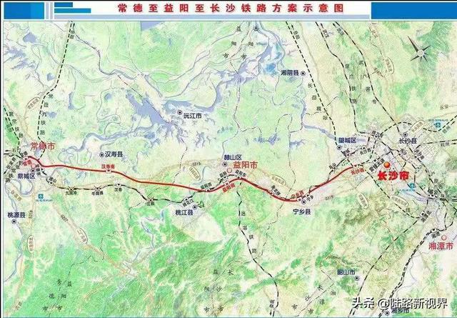 湖南省高铁线路规划全图，湖南这条高铁开通在即