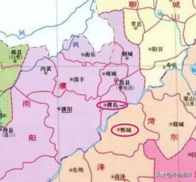 濮阳原来叫什么州，通过地图了解濮阳市的历史变迁