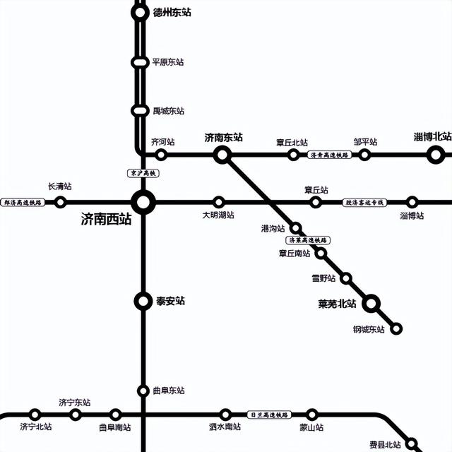 高铁地图高清版，高铁运行线路高清（此前地图已显示“京台高铁”线路图）