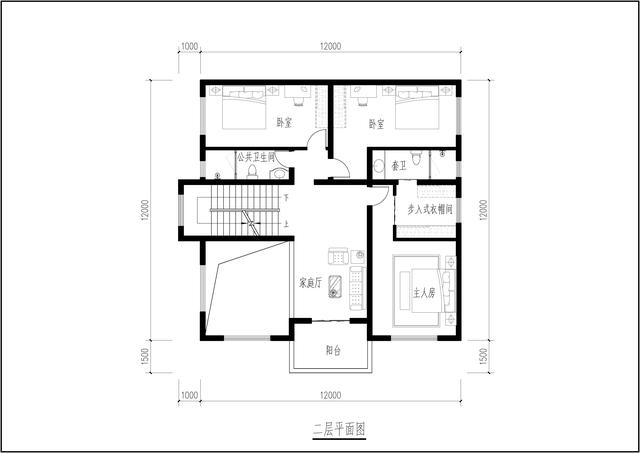 农村自建别墅斜屋顶造型，半坡屋顶的农村自建房别墅设计