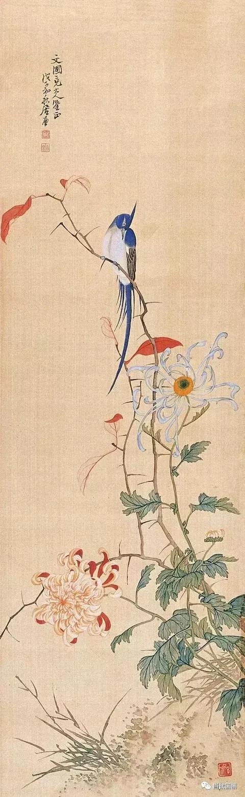 居廉淡雅国画作品欣赏，居廉精品画作欣赏