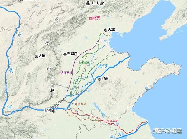 京杭大运河地图，京杭运河详细图解