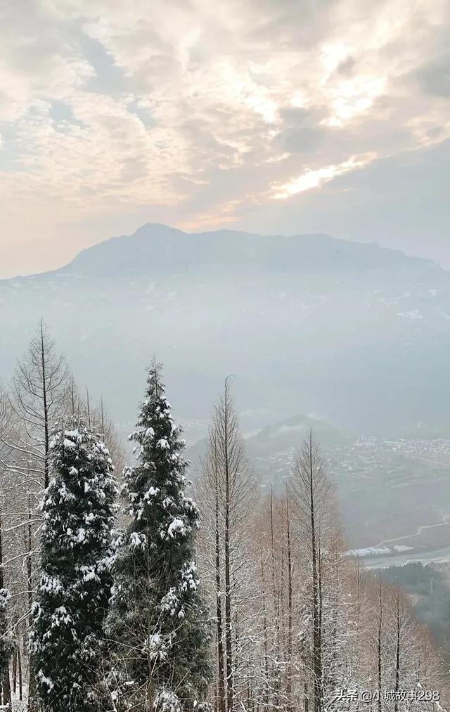 彭州太阳湾风景区，彭州太阳湾景区下雪（<5>彭州·海窝子古镇）