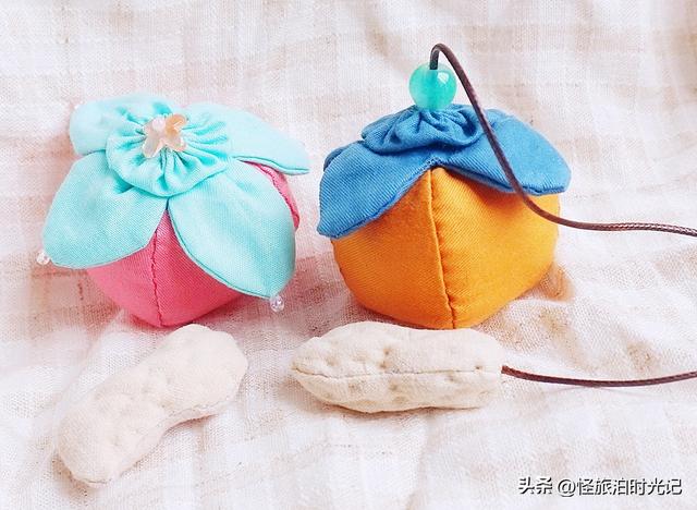 柿子可以做什么手工饰品，会有好事发生的布艺手工