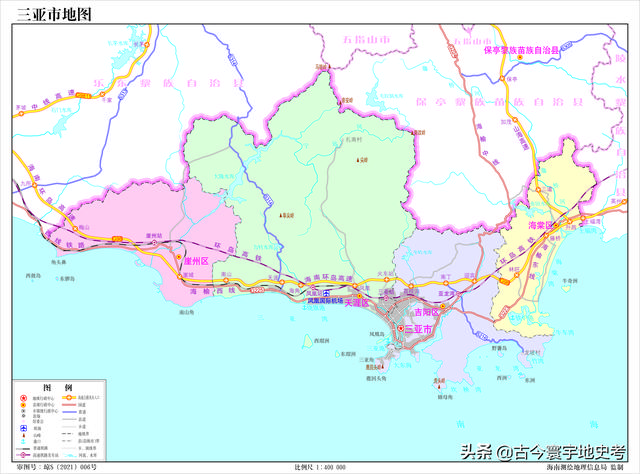海南地图高清版大图，海南省十八个市县的地图（《中国各省份高清版大图》组图）