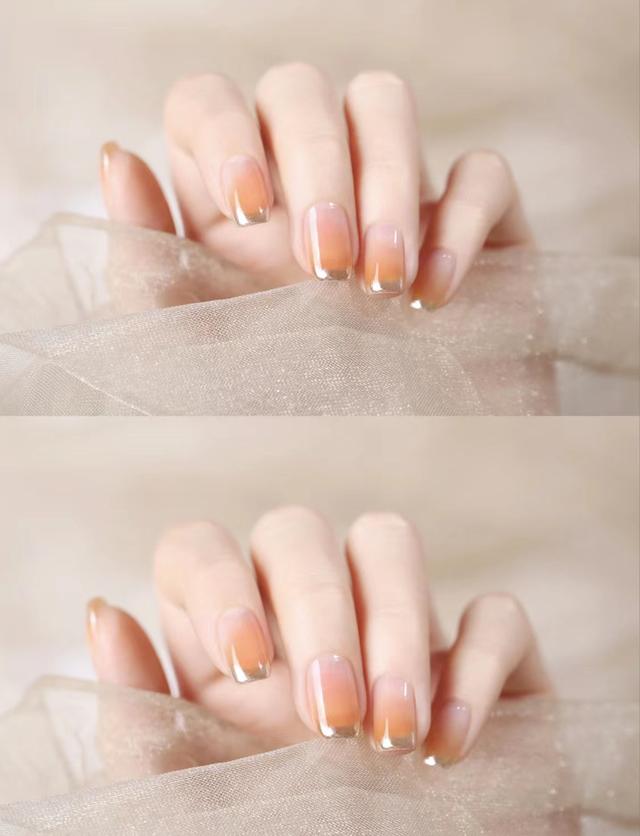 简直太美了非常显手白的一款美甲，20款早春美甲分享