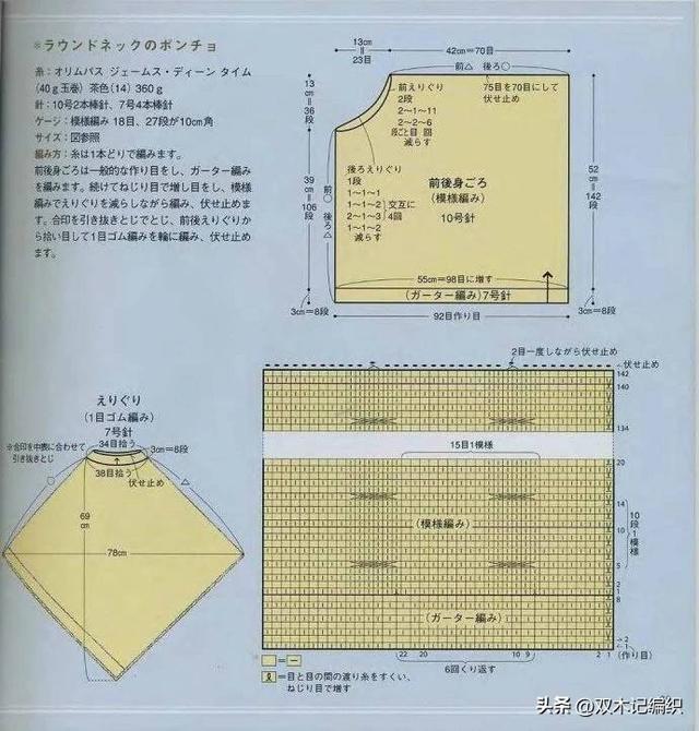 棒针编织围巾简单的方法，冬季用粗粗的棒针编织围巾和帽子