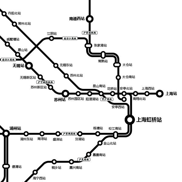高铁地图高清版，高铁运行线路高清（此前地图已显示“京台高铁”线路图）