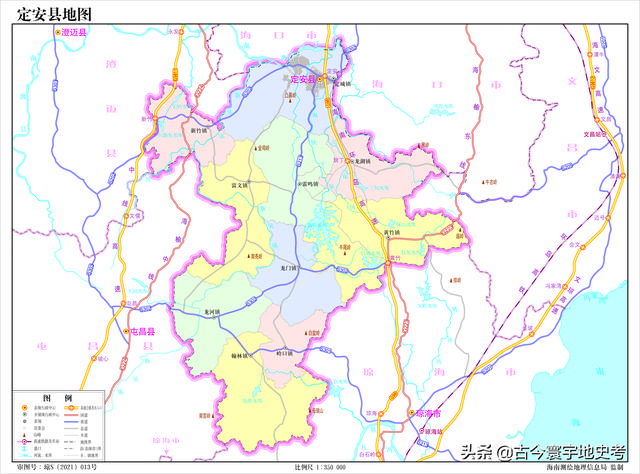 海南地图高清版大图，海南省十八个市县的地图（《中国各省份高清版大图》组图）