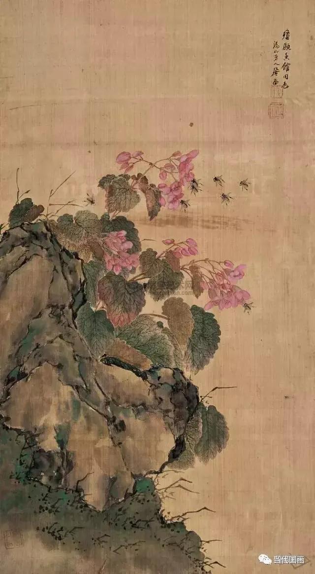 居廉淡雅国画作品欣赏，居廉精品画作欣赏