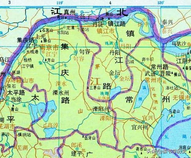 镇江历史地图演变，镇江市行政区划史
