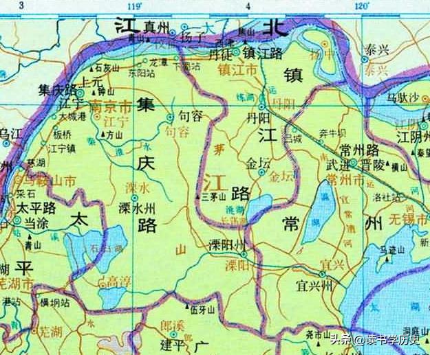 镇江历史地图演变，镇江市行政区划史