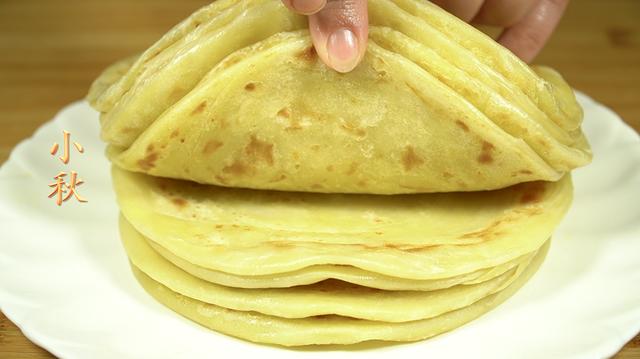 筋道柔软又起层的家常小油饼，家常油饼柔软好吃有诀窍