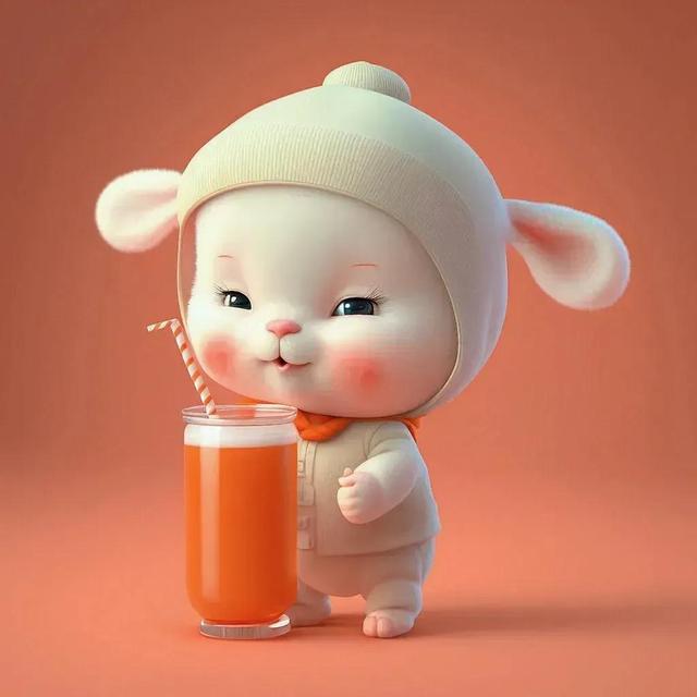 兔子头像图片萌萌哒，可爱呆萌的小兔兔头像（兔兔头像壁纸，太治愈啦）