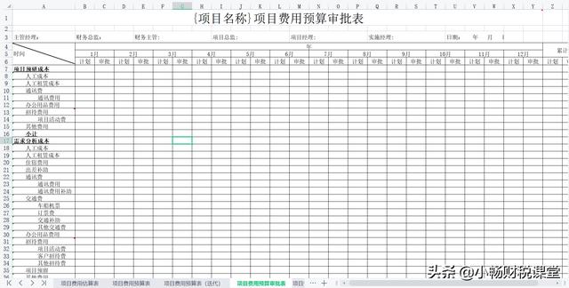 成本核算表格模板，如何做出成本核算表格