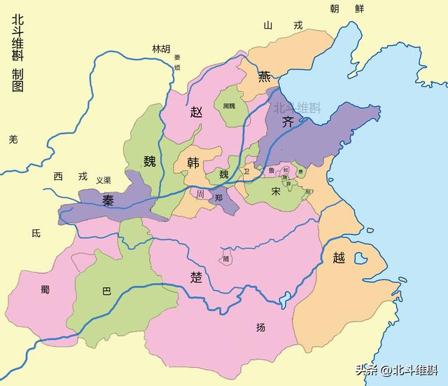 春秋战国大型战争场面，从大分裂走向大一统