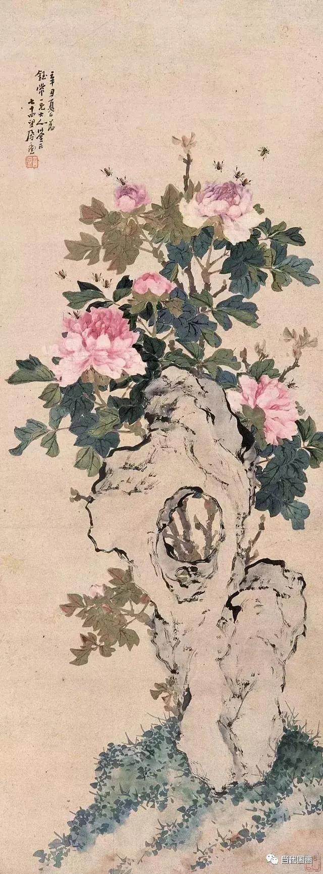 居廉淡雅国画作品欣赏，居廉精品画作欣赏