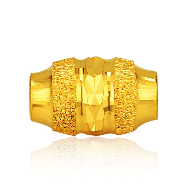 梦金园9999万纯黄金手镯，伊莱卡新品黄金路路通