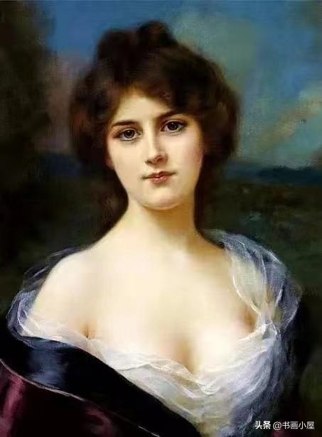 油画唯美艺术照，你喜欢这种婀娜多姿的美吗