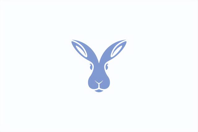 关于兔子元素logo图形设计，一组灵动的兔子元素标志设计